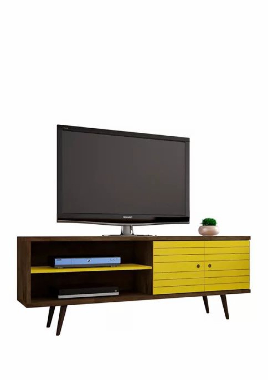 Furniture * | Brand New Manhattan Comfort 62.99 Inch Liberty Tv Stand