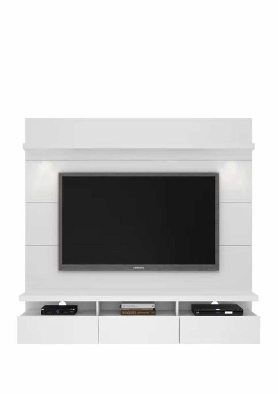 Furniture * | Best Sale Manhattan Comfort Cabrini 1.8 Floating Wall Theater Entertainment Center