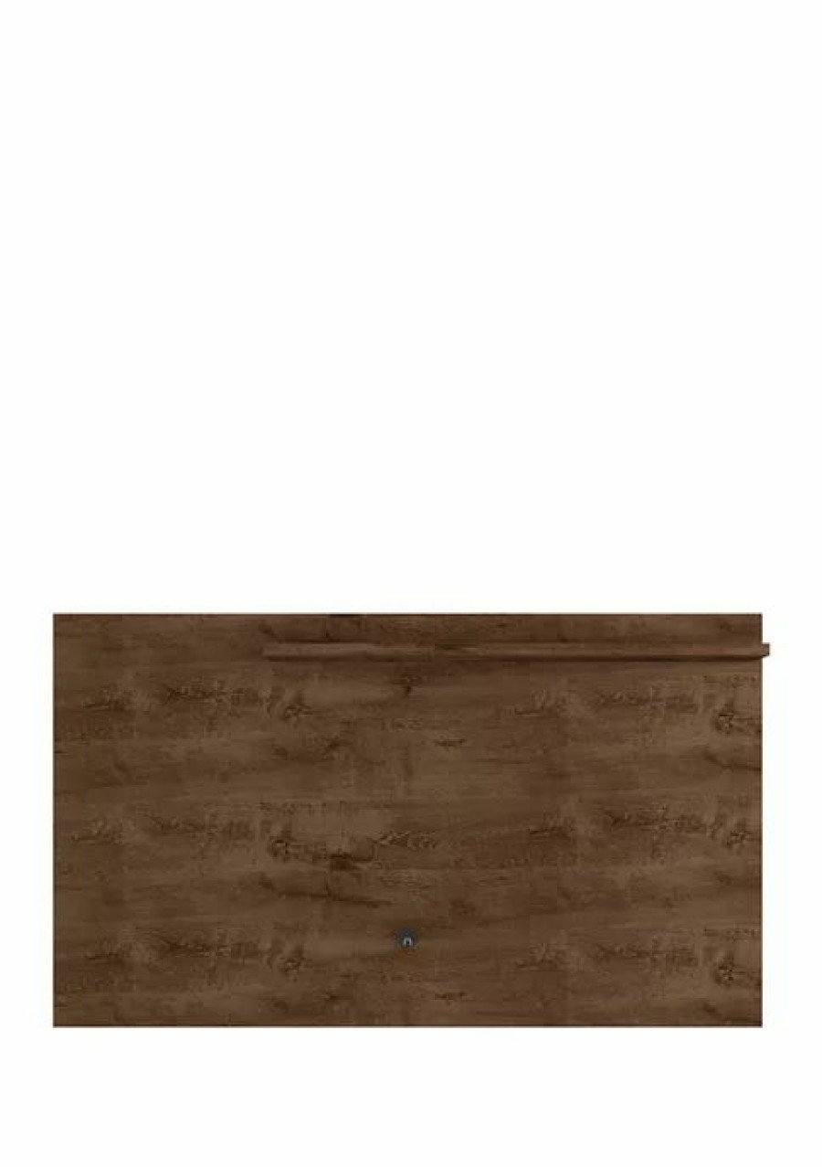 Furniture * | Deals Manhattan Comfort Liberty 62.99 Inch Tv Panel Rustic Brown