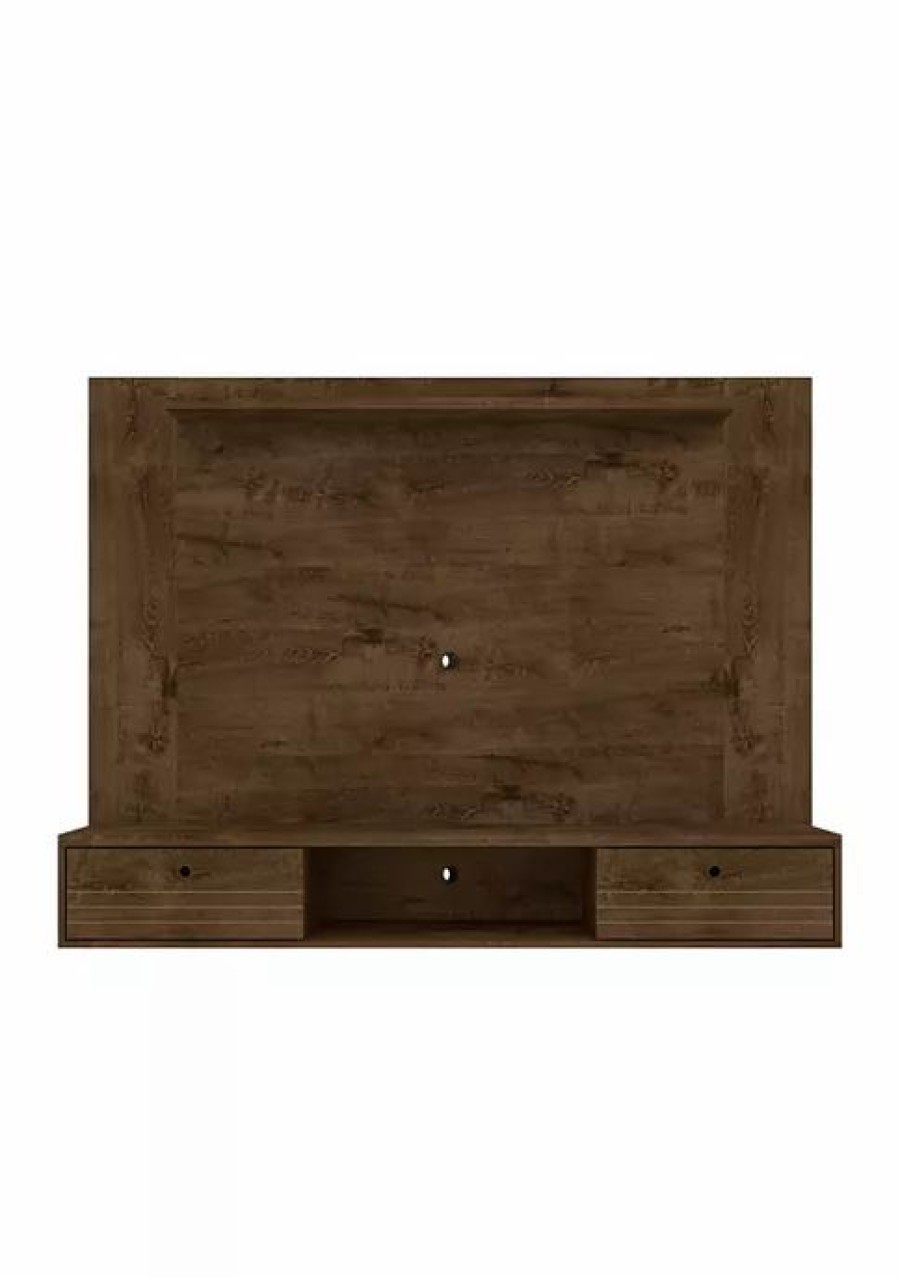 Furniture * | Wholesale Manhattan Comfort Liberty 70.86 Inch Floating Entertainment Center In Black