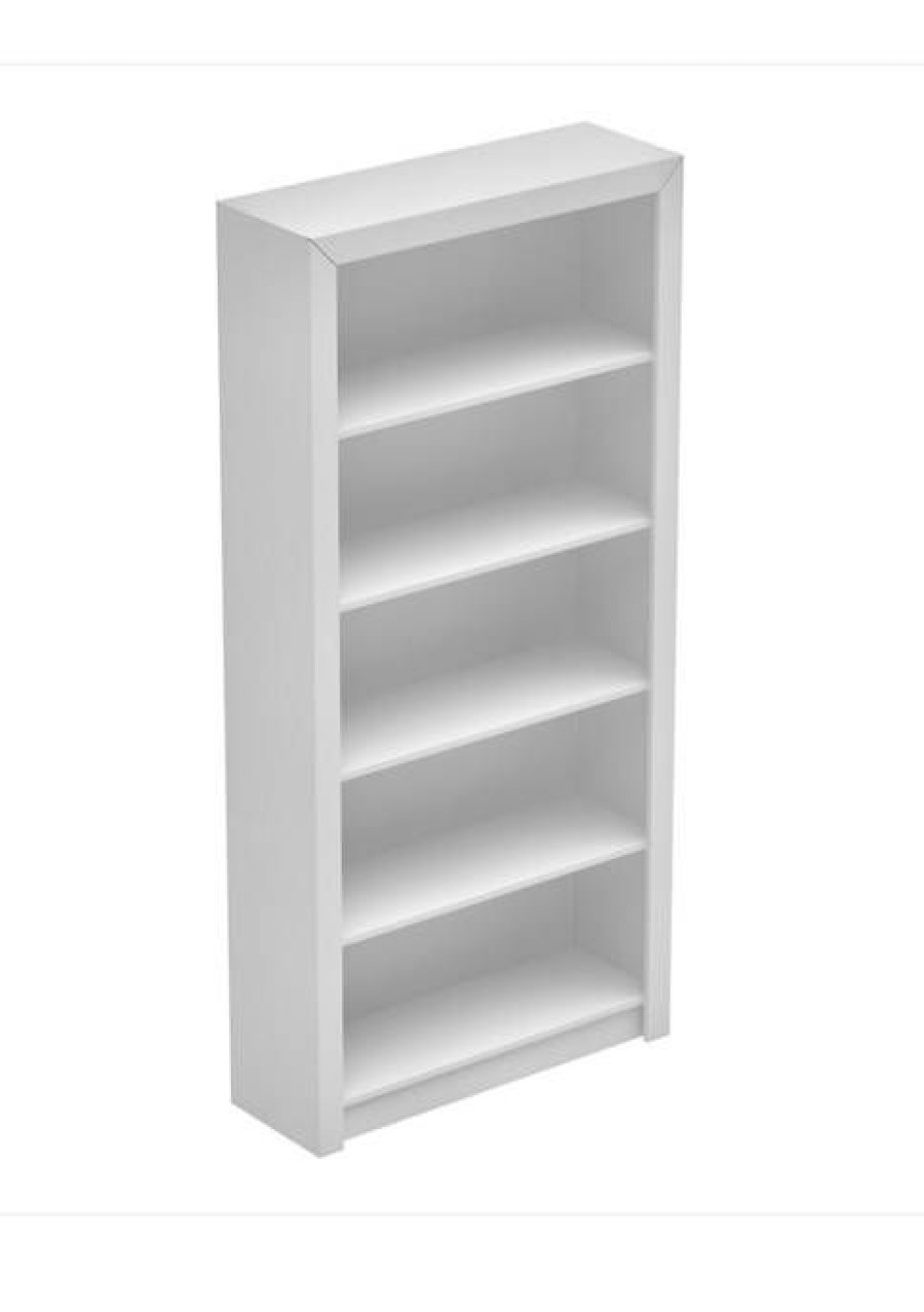 Furniture * | Brand New Manhattan Comfort Olinda Bookcase 1.0 White