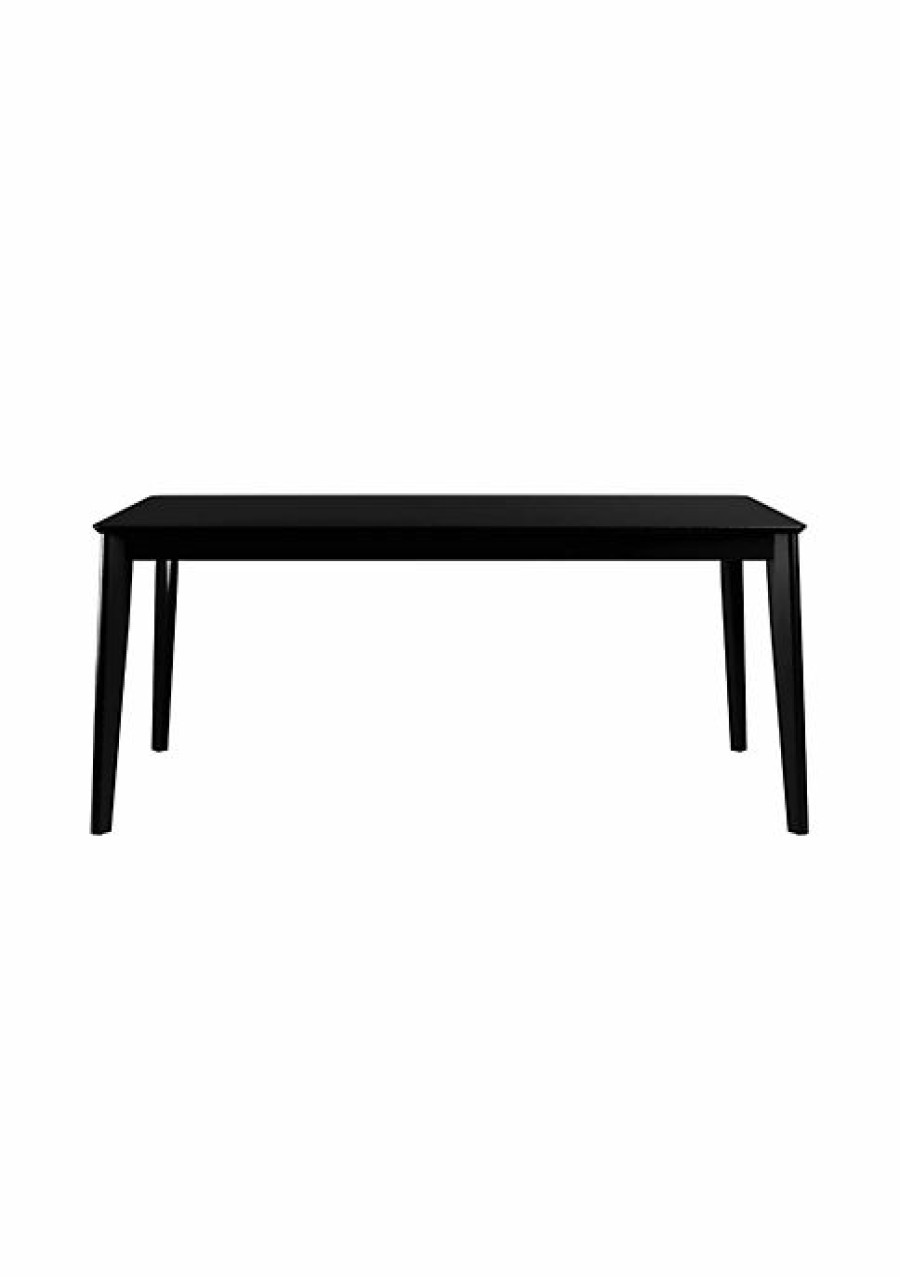 Tv & Media Stands * | Deals Manhattan Comfort Tudor 70.86 Dining Table In Black