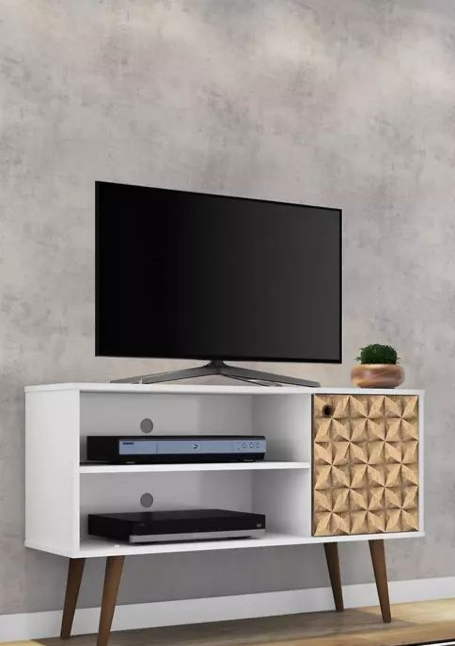 Furniture * | New Manhattan Comfort Liberty 42.52 Inch Tv Stand