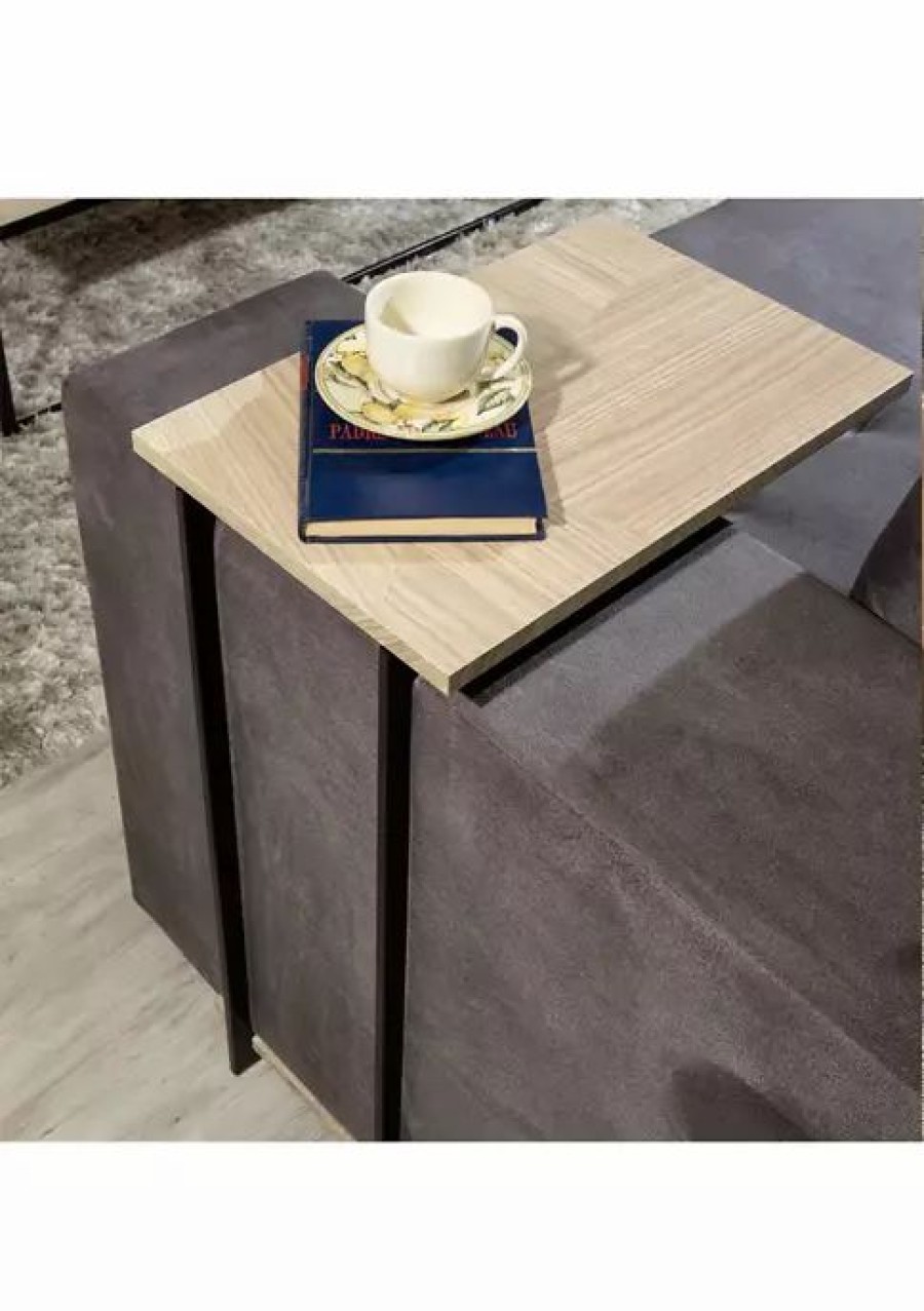 Furniture * | Hot Sale Manhattan Comfort Celine End Table In