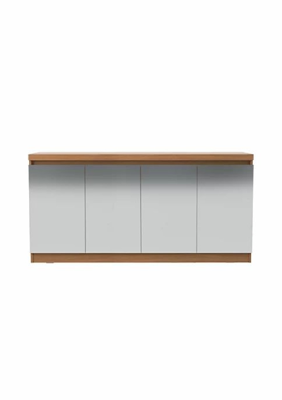 Tv & Media Stands * | Cheapest Manhattan Comfort Viennese 2.0 Sideboard In Maple Cream