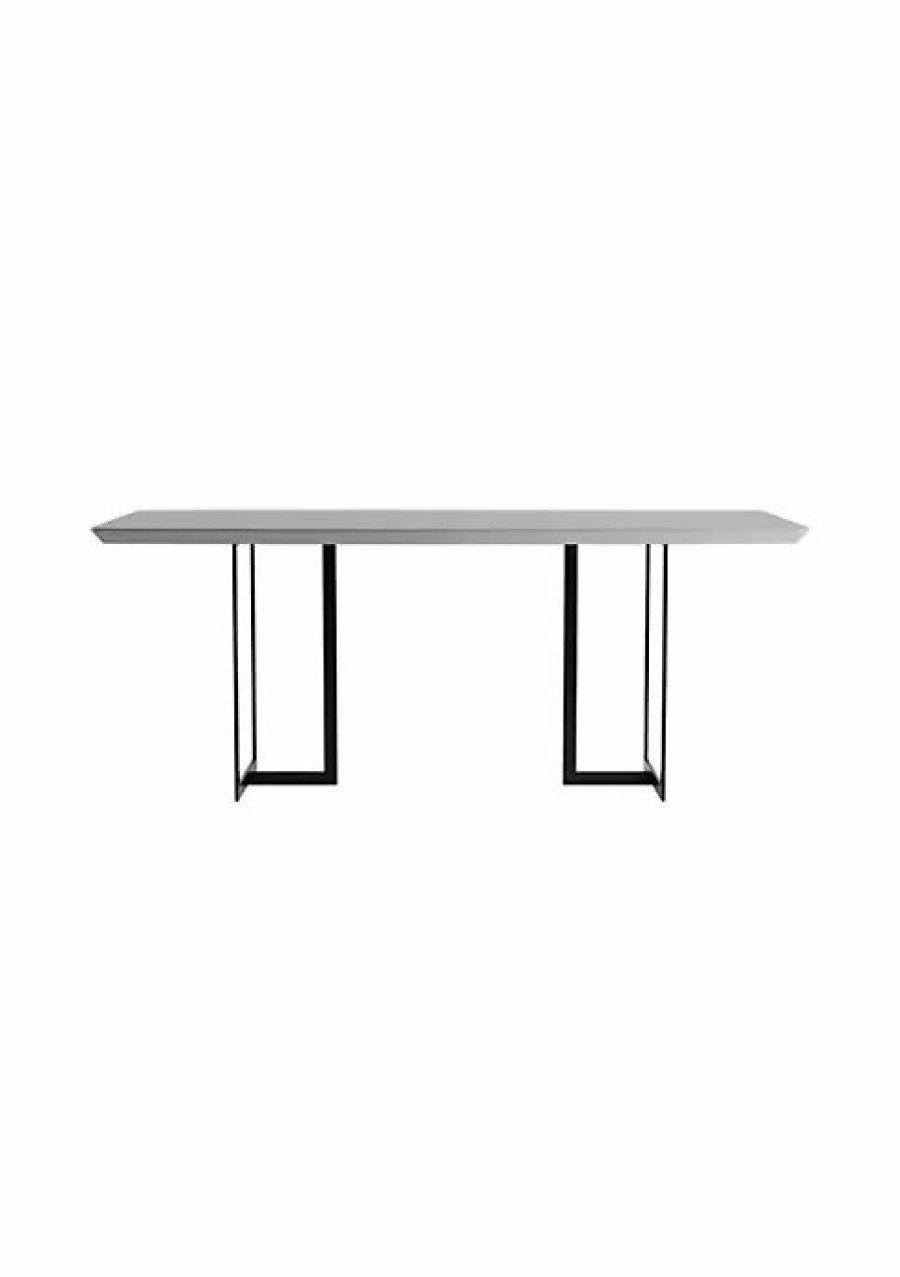 Furniture * | Top 10 Manhattan Comfort Celine 86.22 Dining Table In Off White