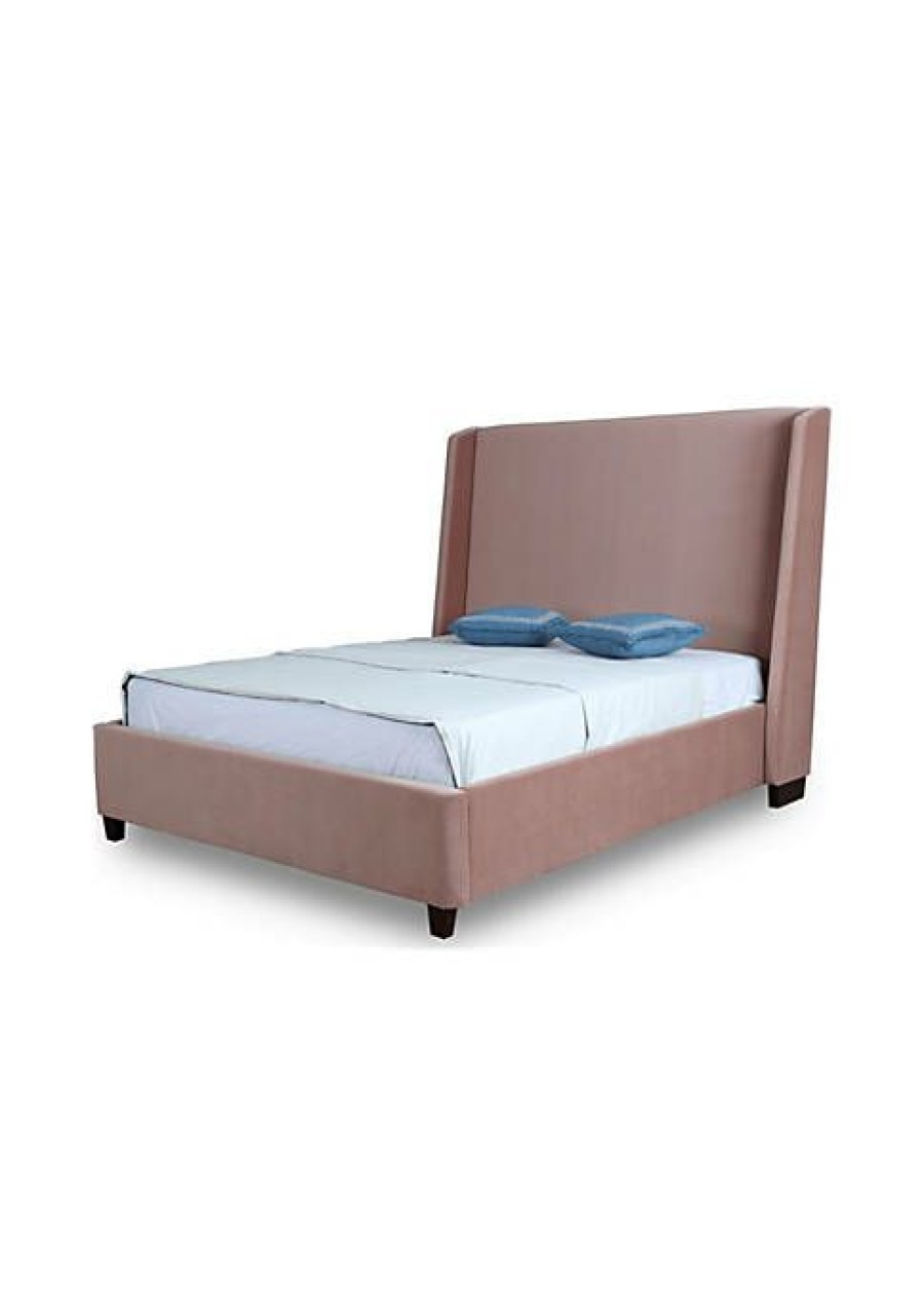 Dressers & Chests * | Best Reviews Of Manhattan Comfort Parlay Full-Size Bed In Blush