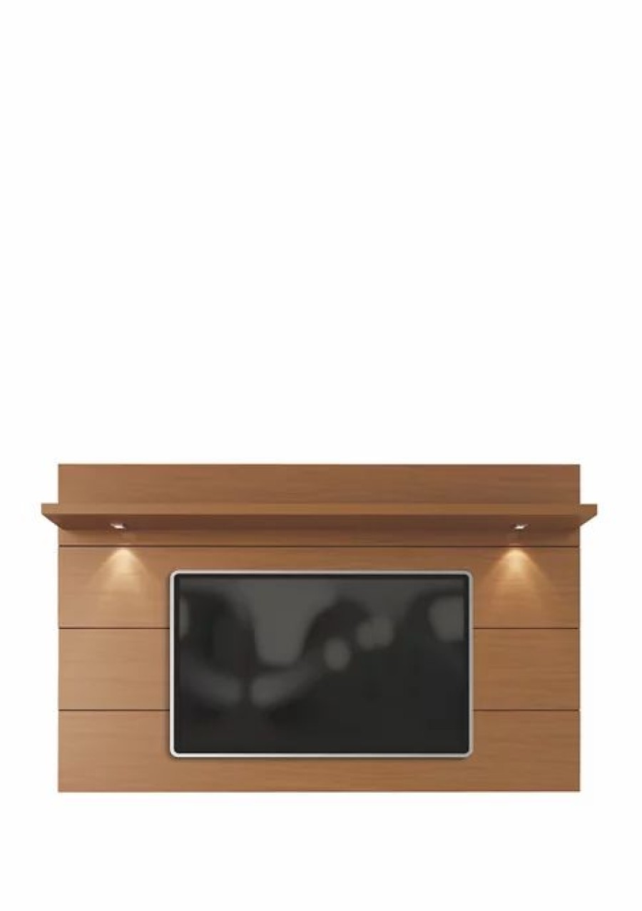 Tv & Media Stands * | Best Pirce Manhattan Comfort Cabrini Floating Wall Tv Panel 2.2 Maple Cream