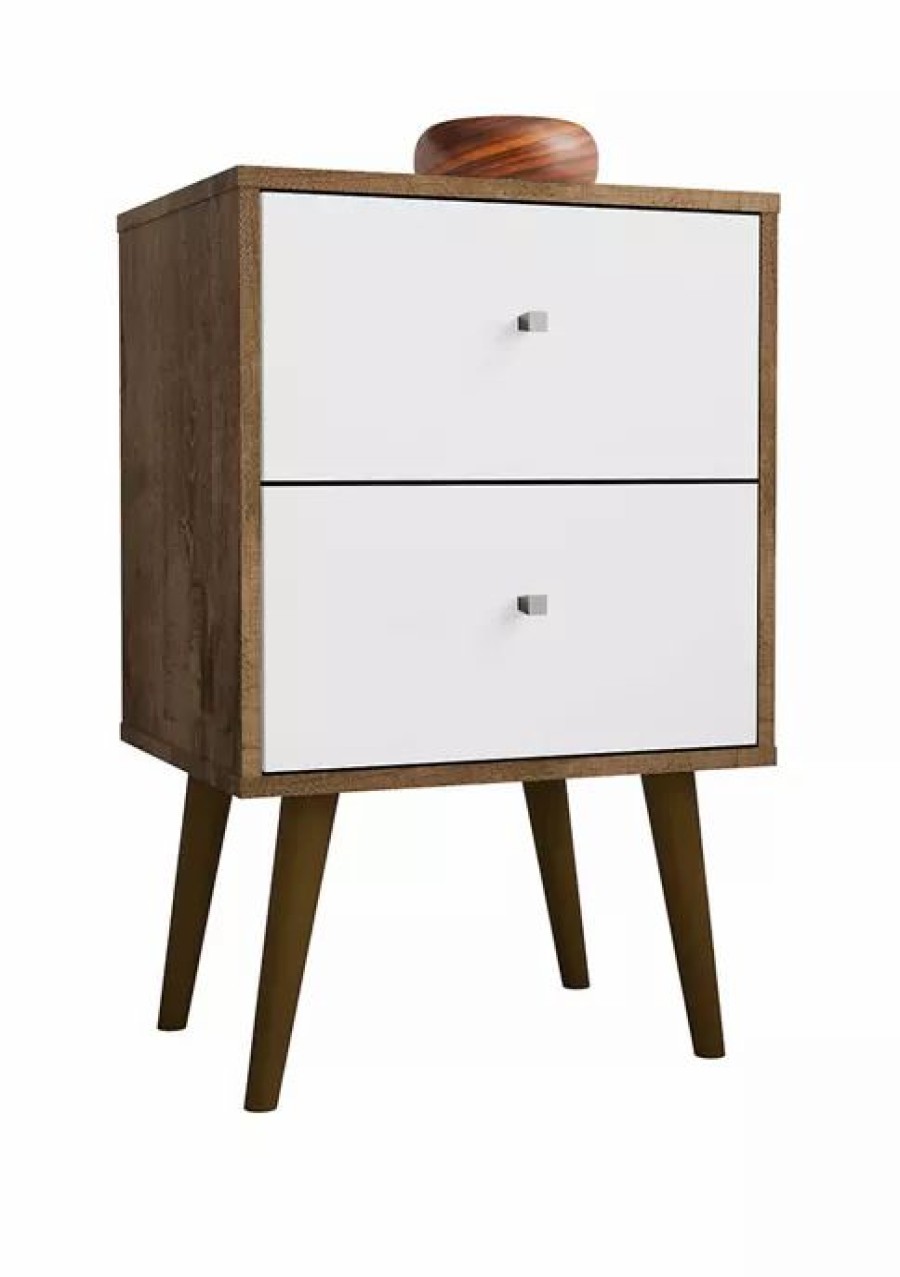 Furniture * | Flash Sale Manhattan Comfort Liberty Nightstand 2.0