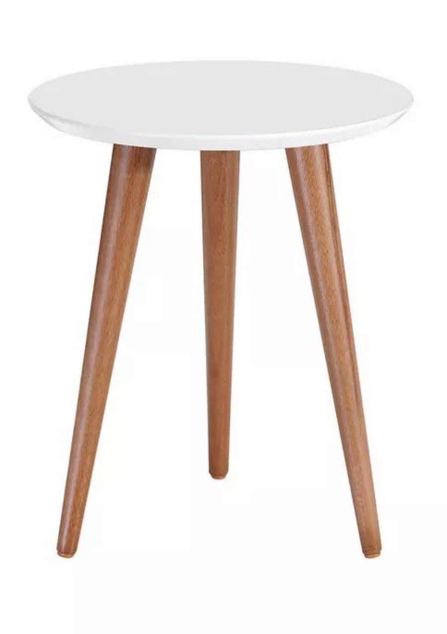 Furniture * | Best Pirce Manhattan Comfort 17.32 Inch Moore Round End Table