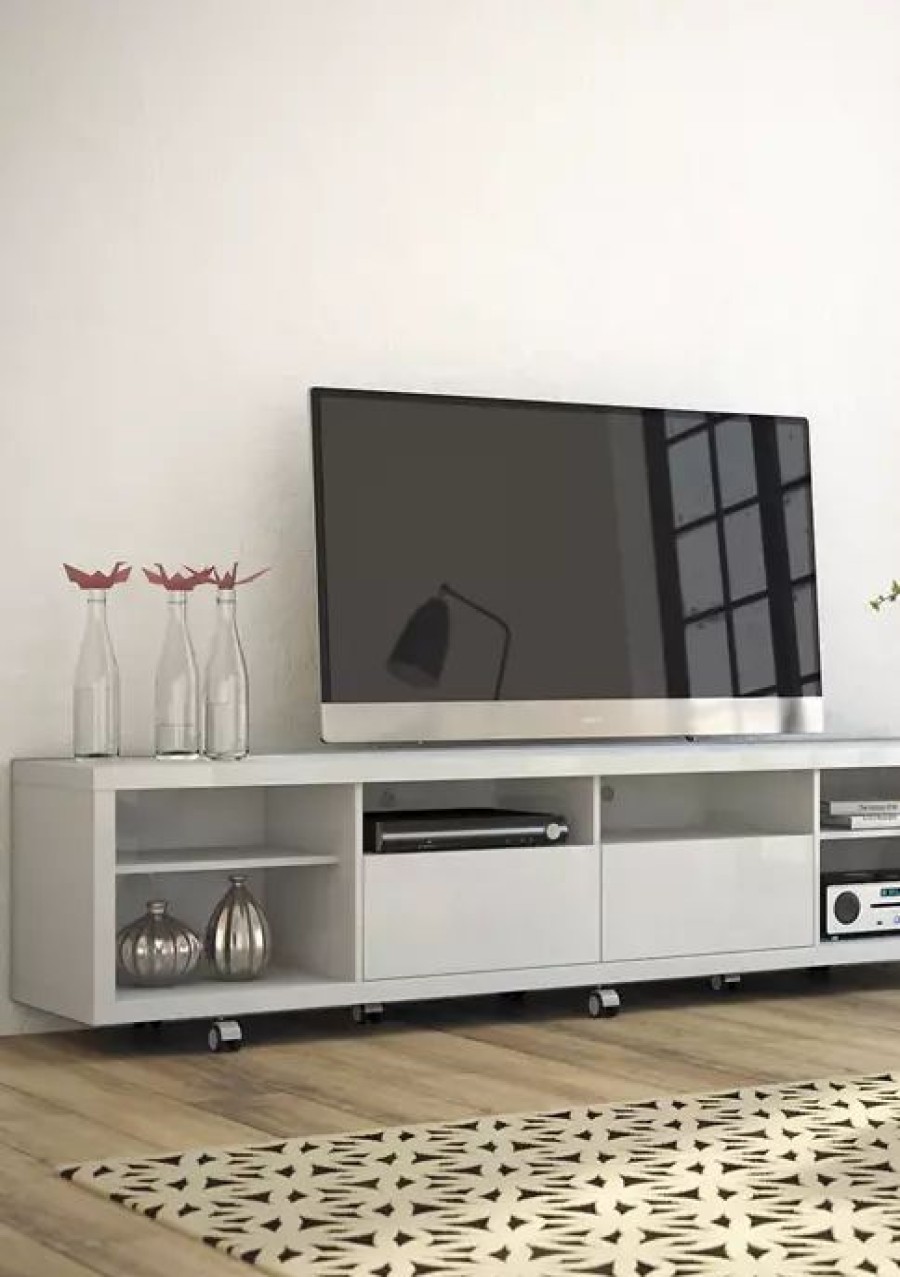 Furniture * | Discount Manhattan Comfort Cabrini Tv Stand 2.2 Inch