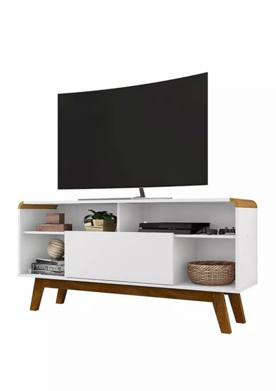 Tv & Media Stands * | Deals Manhattan Comfort Camberly 53.54 Tv Stand