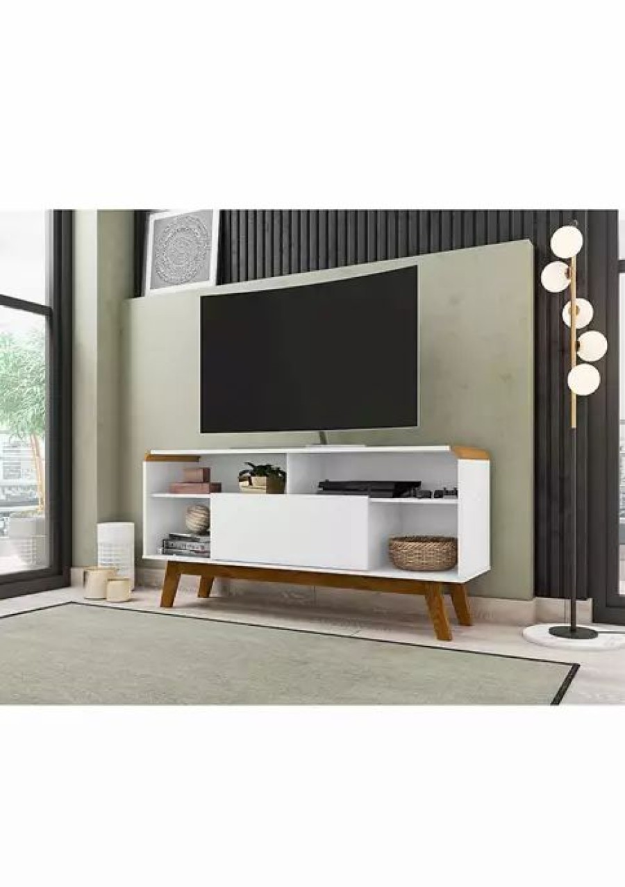 Tv & Media Stands * | Deals Manhattan Comfort Camberly 53.54 Tv Stand