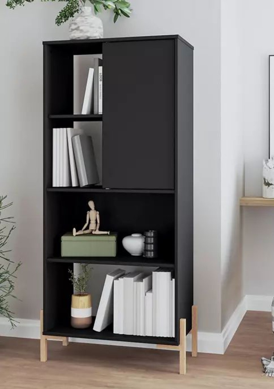 Furniture * | Top 10 Manhattan Comfort Bowery Bookcase