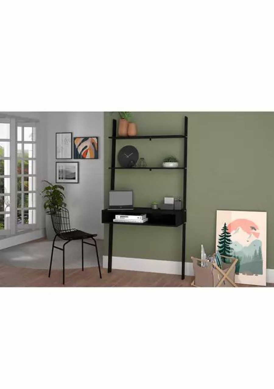 Dressers & Chests * | Outlet Manhattan Comfort Cooper Ladder Desk