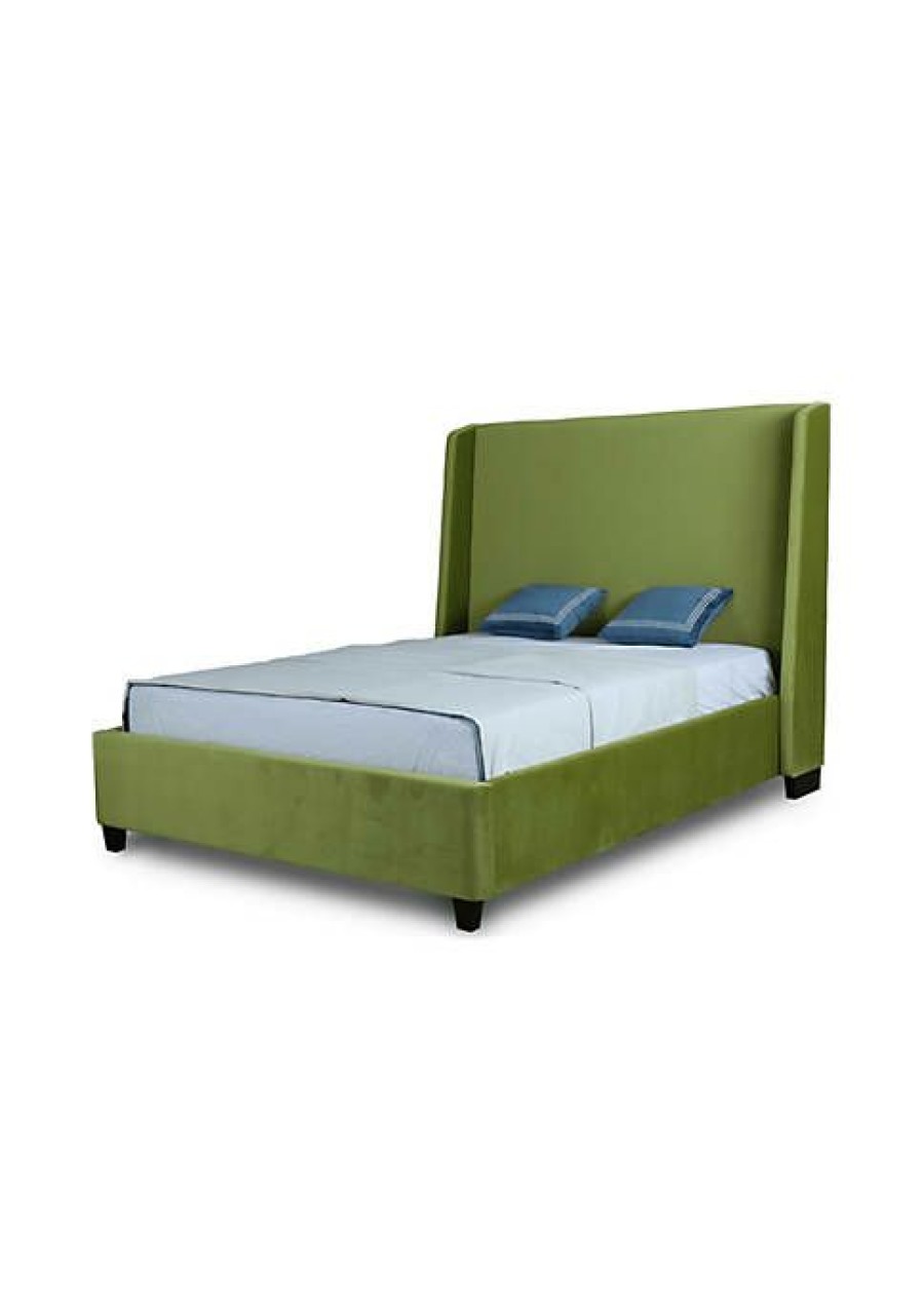 Tv & Media Stands * | Cheapest Manhattan Comfort Parlay Full-Size Bed In Pine Green