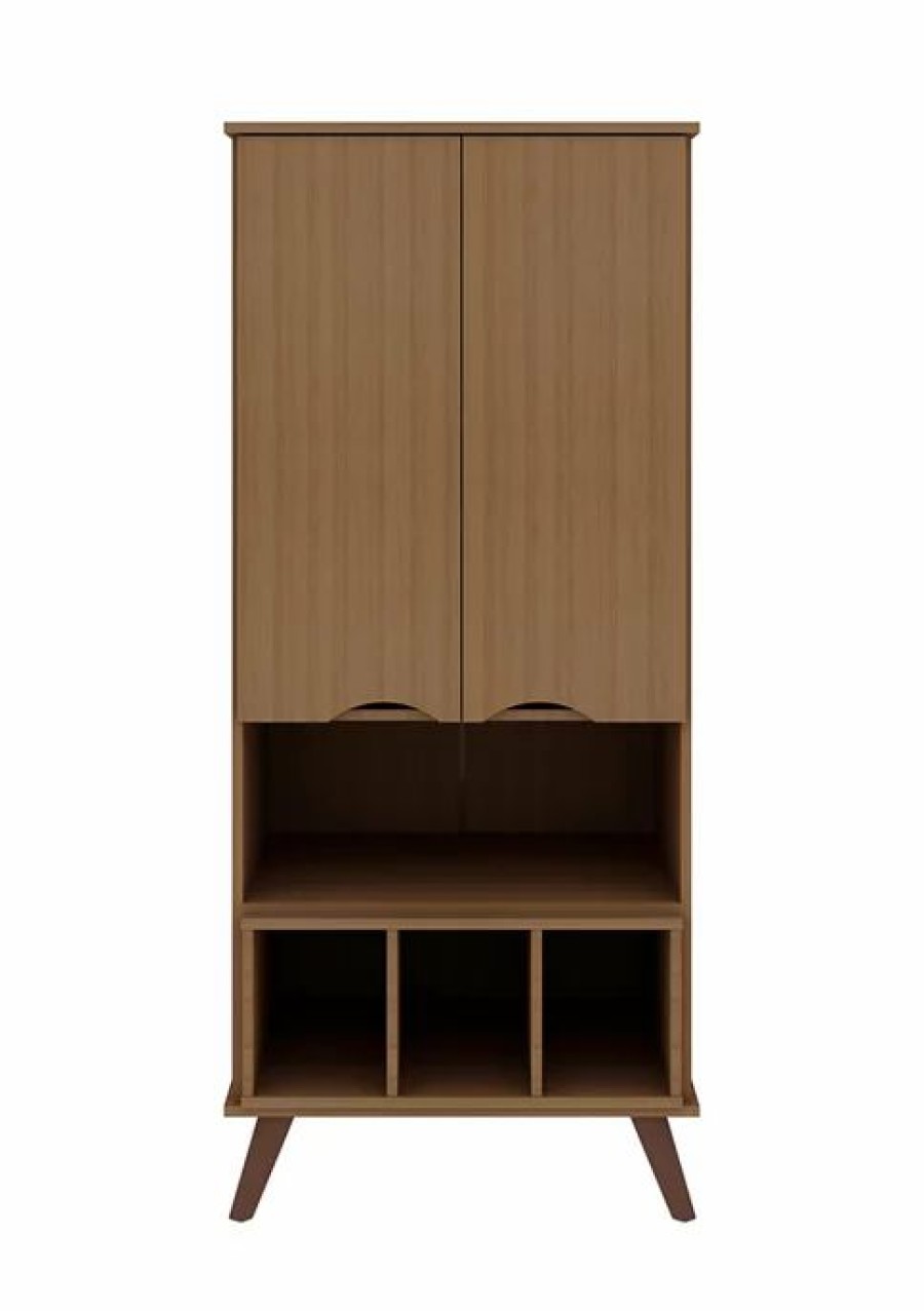 Furniture * | Best Pirce Manhattan Comfort Hampton 26.77 Inch Display Cabinet In