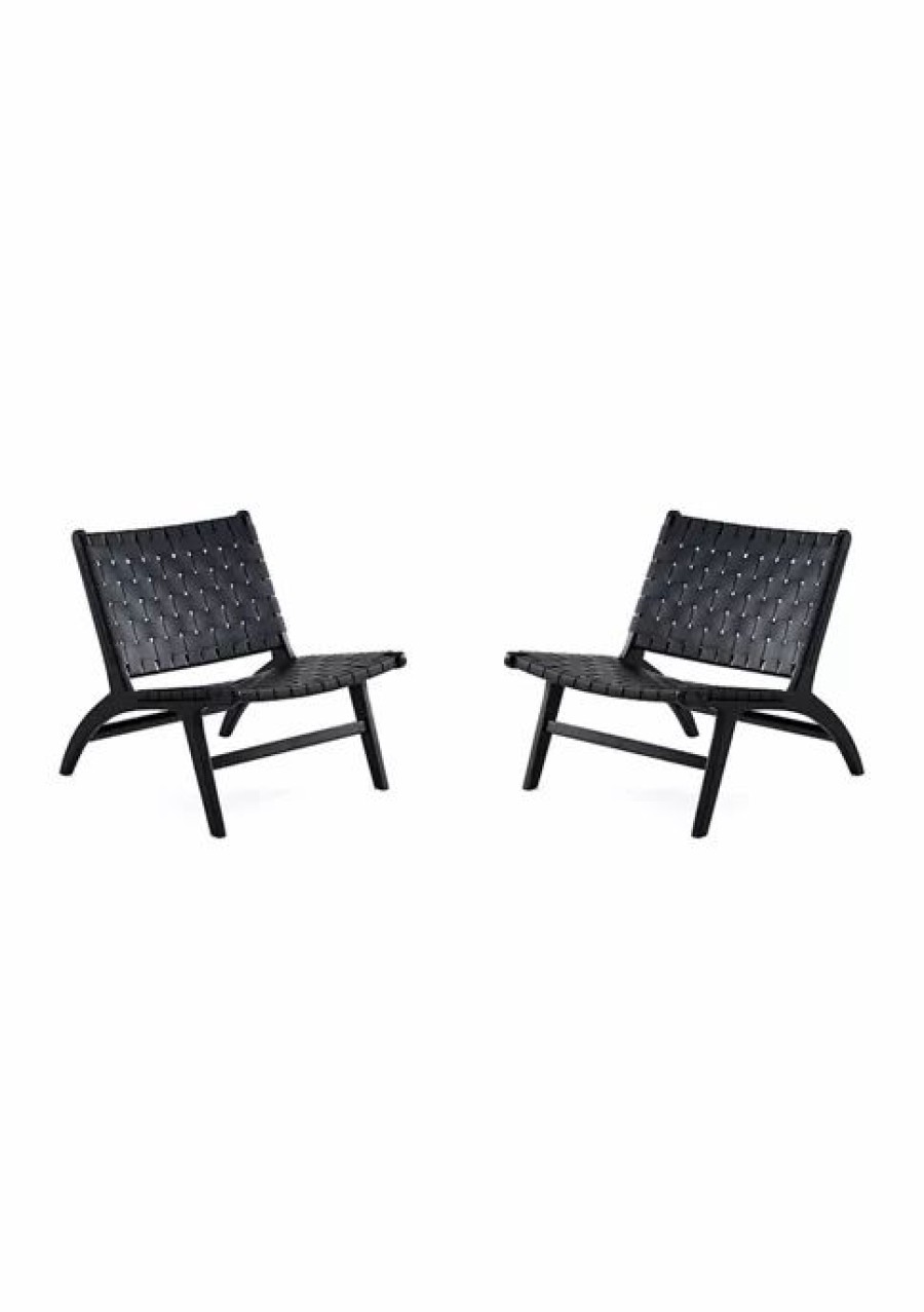 Dressers & Chests * | New Manhattan Comfort Maintenon Accent Chair Set Of 2