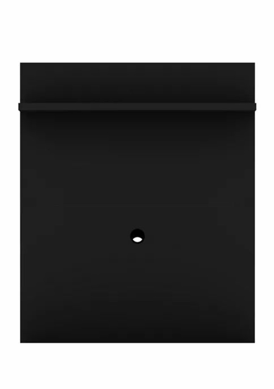 Furniture * | Hot Sale Manhattan Comfort 35.43 Inch Tribeca Tv Panel Black