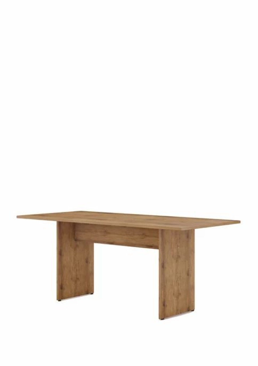 Furniture * | New Manhattan Comfort 67.91 Inch Nomad Dining Table Nature