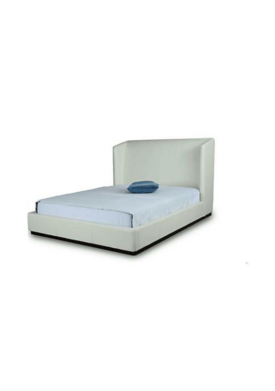 Furniture * | Cheapest Manhattan Comfort Lenyx Full-Size Bed In Cream